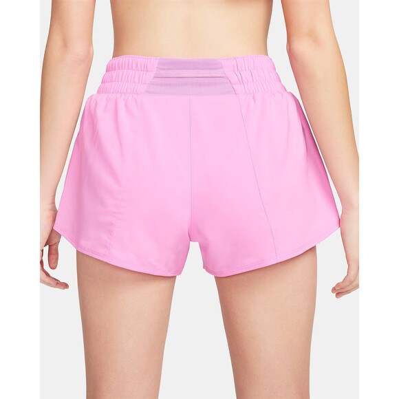 Nike One Women's Dri-FIT Mid-Rise 3" Brief-Lined Shorts Pink Size XS NWT - Picture 2 of 8